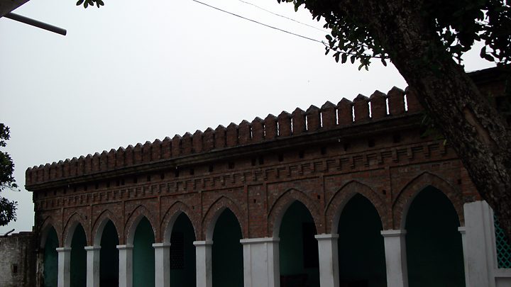 Green arches of the classroom block