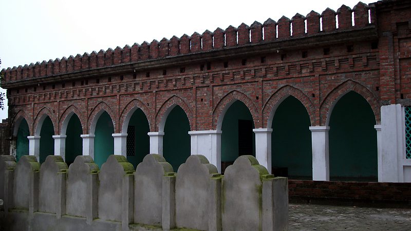 Classroom arcade seen from the courtyard